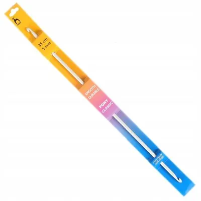 Produktbild von Pony Tunesisches Häkelnadel Doppelseitig 5 mm Aluminium