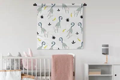 Produktbild von MuchoWow® Wandteppich Wandbehang Dschungel - Affe - Banane 90x90 cm Tapisserie Dekoration Wandtuch - Wandaufhänger