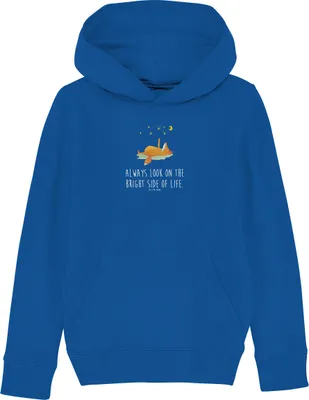 Produktbild von Mr. & Mrs. Panda Kinderpullover Fuchs Sterne 5-6 Jahre (110/116) - Royal Blue - Geschenk, Hoffnung, Optimistisch, Positiv, Baumwollpullover, Sweater, Sweatshirt, Mond