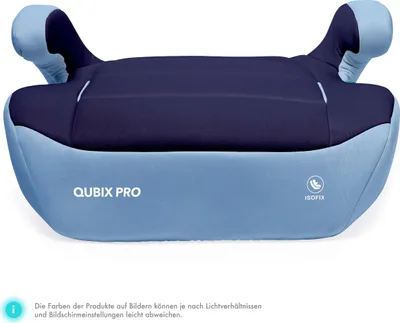 Produktbild von Daliya® QUBIX PRO Kindersitzerhöhung mit ISOFIX, i-SIZE NORM ECE R129, 125 - 150 cm, Gurtfix, Autositz, Autokindersitz, Kindersitz, Sitzerhöhung