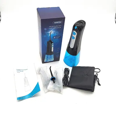 Image de SURFOU Douche buccale IPX7 étanche 300ml Irrigateurs oraux Cadeaux de Noël
