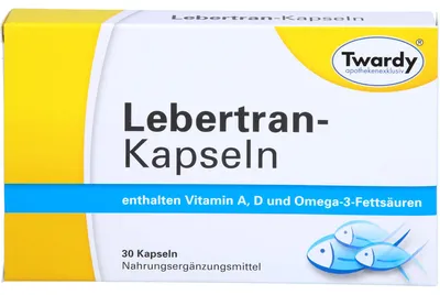 Produktbild von Twardy Lebertran-Kapseln, 30 St. Kapseln
