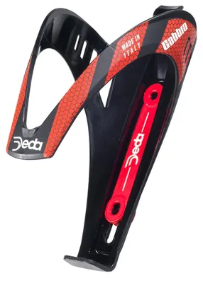 Image de Support de bouteille Deda Gabbia, couleur noire et rouge.