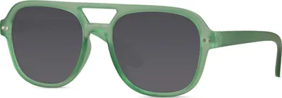 Image de Lunettes de soleil pour enfants styleBREAKER Lunettes aviateur Durables | 100 % polyester recyclé et UV400 | Lunettes aviateur tendance en forme de goutte (environ 5-10 ans) | Sac en tissu et chiffon microfibre inclus