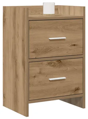 Produktbild von vidaXL Nachttische 2 pcs Artisan-Eiche 40 x 30 x 60 cm Holzwerkstoff