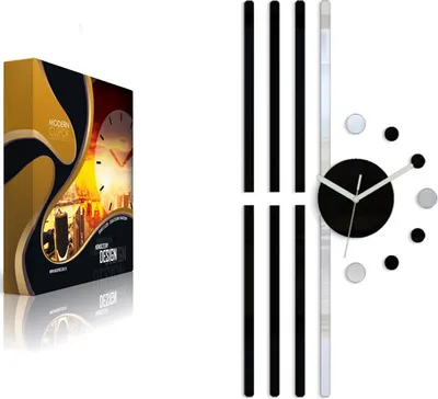 Produktbild von ModernClock, Moderne Uhr, Große Wanduhr, wanduhr groß, wanduhr groß 60cm wohnzimmer