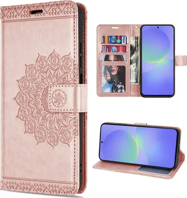 Produktbild von Hülle für Samsung Galaxy A36/ A56 Handy Tasche Case Schutzhülle Schale Etui BF Rosegold
