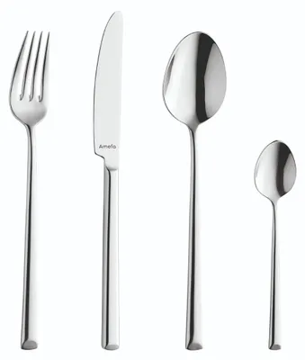 Besteckset 16-tlg., 18/10 Chromnickelstahl, Hochglanz, spülmaschinenfest