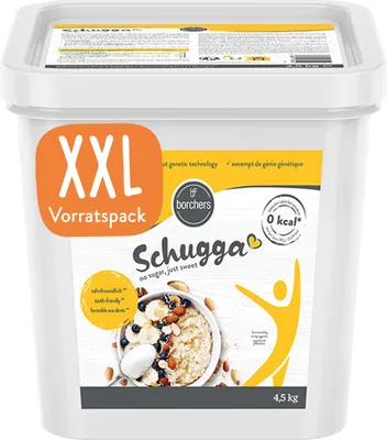 Produktbild von BORCHERS Schugga, Kristalline Streusüße, Erythrit-Sucralose Mischung 4,5kg