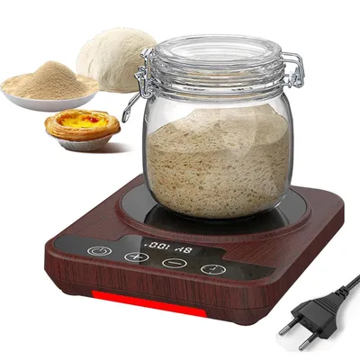 Produktbild von Sauerteig-Gärmatte,präziser Temperaturregelung in 1-°C-Schritten (21–38 °C) und 12-Std.-Timer, ideal für die Sauerteiggärung beim Brotbacken zu Hause