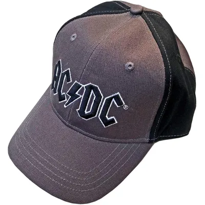 Produktbild von AC/DC - Baseball-Mütze Logo für Herren/Damen Uni RO6064 (Einheitsgröße) (Anthrazit/Schwarz)