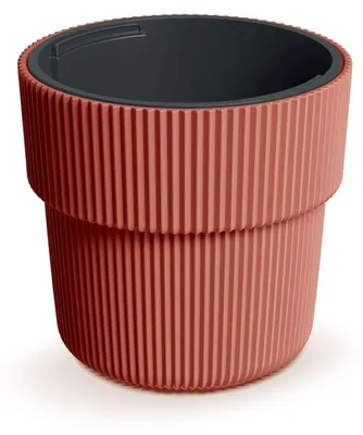 Produktbild von Blumentopf MILLY, modern zylindrisch, Kunststoff, mit Einsatz, frost-, hitze- & UV-beständig, 29,9 cm B, 28,5 cm H
