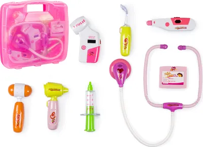 Produktbild von KIK - Medizinisches Set im Koffer DOCTOR + hellrosa