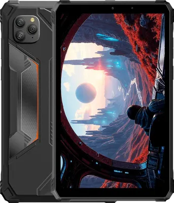 Blackview Active 5 in Schwarz Outdoor Tablet 8,68 Zoll – Android 15, 24GB RAM (8GB+16GB), 128GB Speicher, 6600mAh Akku, 4G LTE, WiFi, NFC, IP68/IP69K stoßfest, 16MP+13MP Kamera