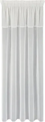 Zdjęcie produktu dla Eurofirany 453896, Przezroczysty, Kremowy, Wzór, Poliester, Wiszący hak, 1400 mm