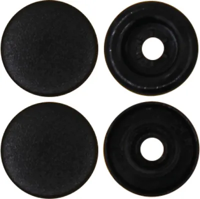 Produktbild von BabySnap T5 Druckknöpfe (12,4mm) matt B05 schwarz