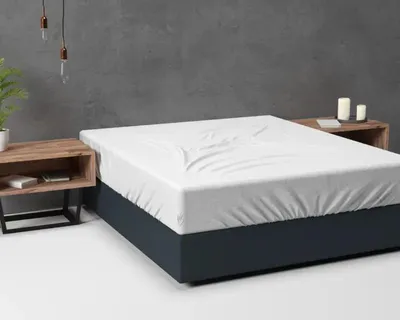 Immagine prodotto di Sleeptime 100% flanella basic, lenzuolo matrimoniale bianco 140 x 200 cm