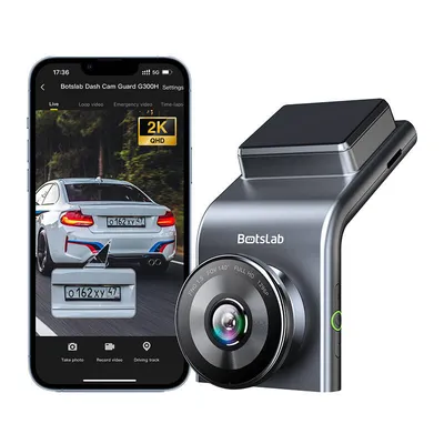 Obrázok produktu pre Dash Camera Botslab G300H, 1080P, GPS, Wi-Fi, Black 2A22Z-G300HPRO