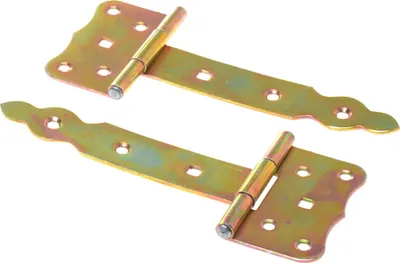 Immagine prodotto di Aqbau® Cerniere a croce Cerniera per porte Cerniera per tapparelle Cerniere a T Cerniere a T zincate 2 pezzi (85x150 mm)