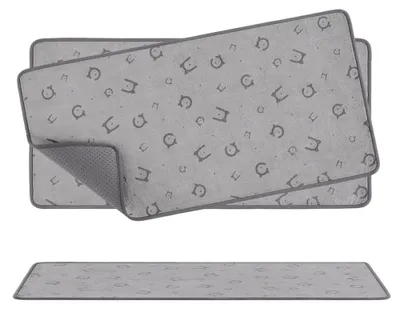Obrázek produktu pro Opakovaně použitelná deka pro psy, sada 2 kusů | Šedá | 122 x 61 cm