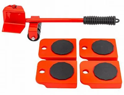 Obrázek produktu pro Sada na stěhování nábytku 150 kg stříbrná