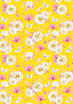 Produktbild von Geschenkpapier – Röllchen - 70x150 cm - Blumen