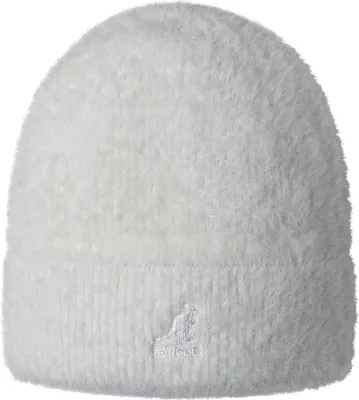 Kangol Faux Fur Mütze mit Umschlag in beige