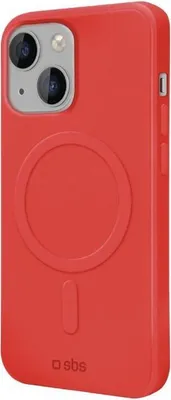 Produktbild von SBS TEMAGCOVRUBIP1461R, Cover, Apple, iPhone 14, 15,5 cm (6.1"), Rot