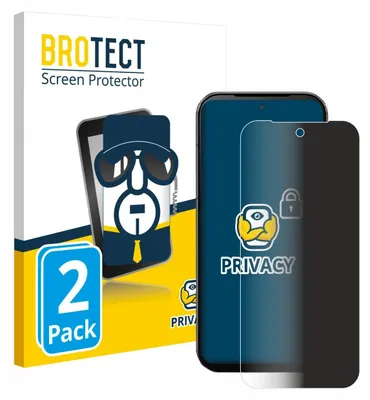 Produktbild von 2x BROTECT Sichtschutzfolie für Fairphone 5 Anti-Spy Privacy Sichtschutz Blickschutz Folie Blaulicht-Schutz