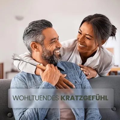 Produktbild von Ausziehbarer Rückenkratzer mit Aufsätzen - Bambusgriff - Für Entspannung und Kratzgefühle