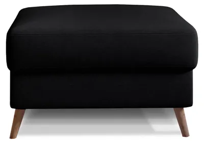 Produktbild von Gepolsterter Hocker SASHA – schwarz
