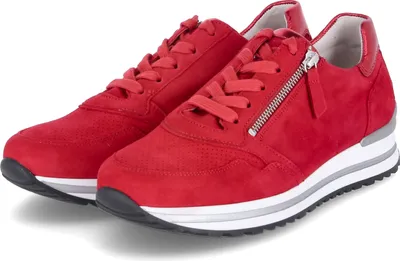 Zdjęcie produktu dla Gabor 06.528 buty damskie - niskie buty - trampki czerwone rekreacyjne NOWOŚĆ