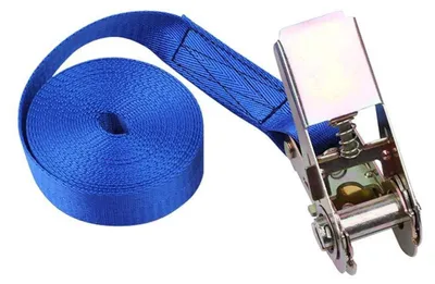 Produktbild von Spanngurte mit Ratsche 25mm 800kg 1-10m Zugkraft Blau