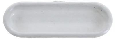 Image de Poignée cuvette plastique blanc 75x23mm pièce - MONIN - 131610