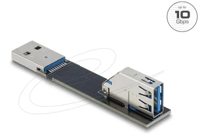 Produktbild von DeLOCK 67421, Type-A, Type-A, Schwarz