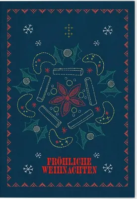 Produktbild von VE Weihnachten Klappkarte Motiv Fröhliche Weihnachten 5 Ex.