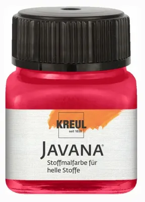 Immagine prodotto di Kreul Javana Tintura per tessuti Rosso carminio 20 ml 1 pz