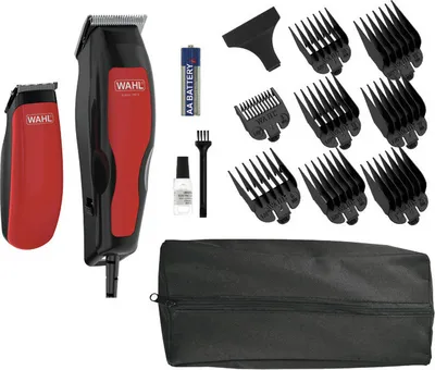 Zdjęcie produktu dla Wahl Home Pro Combo, Czarny, Czerwony, 3 mm, 2,5 cm, 230 mm, 157 mm, 53 mm