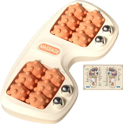 Produktbild von 1 Set Fußmassagegerät mit Katzenkrallenstruktur, ergonomisch, stimuliert Akupunkturpunkte, Füße, Reflexzonenmassage, Akupunkturtherapie, Radrolle, für den täglichen Gebrauch