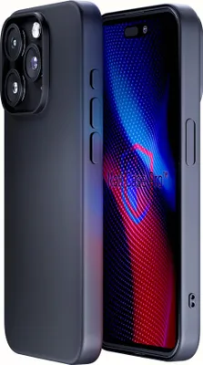 Produktbild von 3mk Schutzhülle Matt Case Cover für Apple iPhone 15 Pro  schwarz  Backcover