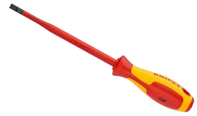 Image de Knipex 1x Tournevis (Slim) pour vis à fente - 982055SL