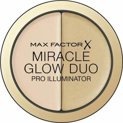 Produktbild von Max Factor Miracle Glow Duo, Universal, 11 g, Frauen, Creme, Deep, Kompaktes Gehäuse