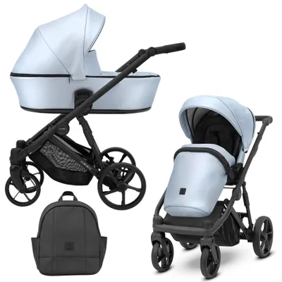 Produktbild von Kinderwagen Kunert Arizo 2in1 – Farbe: Babyblau Eco