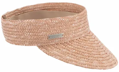 Seeberger Strohborte Schirm Visor in beige