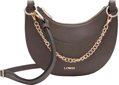 Immagine prodotto di L.CREDI borsa a tracolla borsetta Paulette Crossbody Bag Dark Taupe grigio talpa