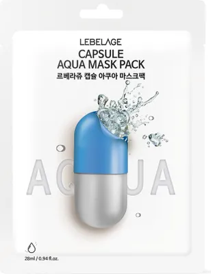 Obrázok produktu pre LEBELAGE - Capsule Aqua Mask Pack - Obnovujúca maska s morskými minerálmi - 28 ml