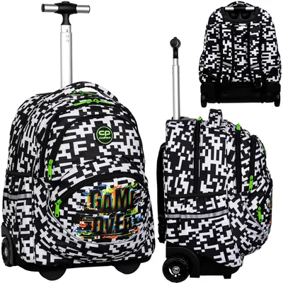 Image de Sac à dos à roulettes 27 L CoolPack Starr GAME OVER