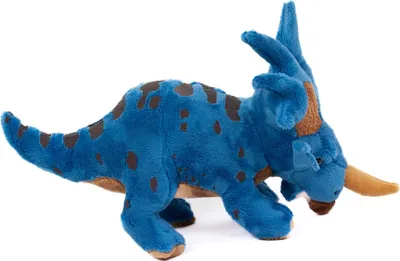 Produktbild von Plüschdino Styracosaurus 39 cm blau Kuscheltier Dinosaurier