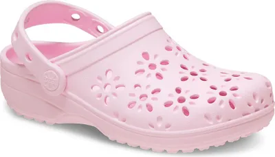 Produktbild von Crocs Classic Floral Cut Out T Holzschuhe Rosa EU 25-26 Jungen,Mädchen Rosa EU 25-26
