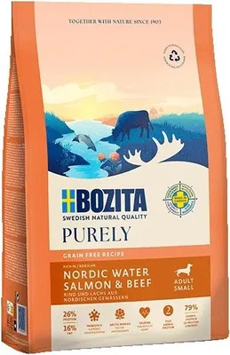 Produktbild von BOZITA Purely Adult Small Salmon and beef - trockenfutter für Hunde - 7 5kg